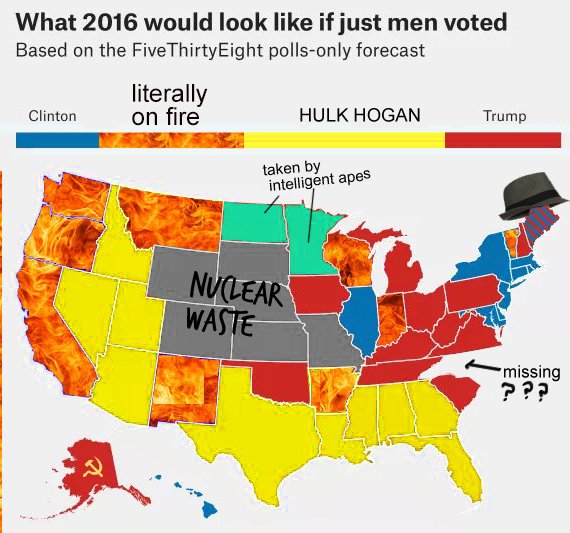 Electoral College Map Parodies