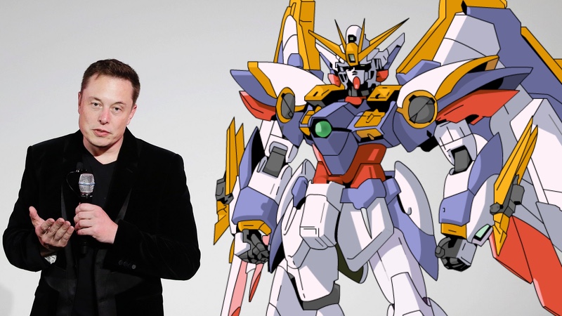 Elon-chan Meme Template