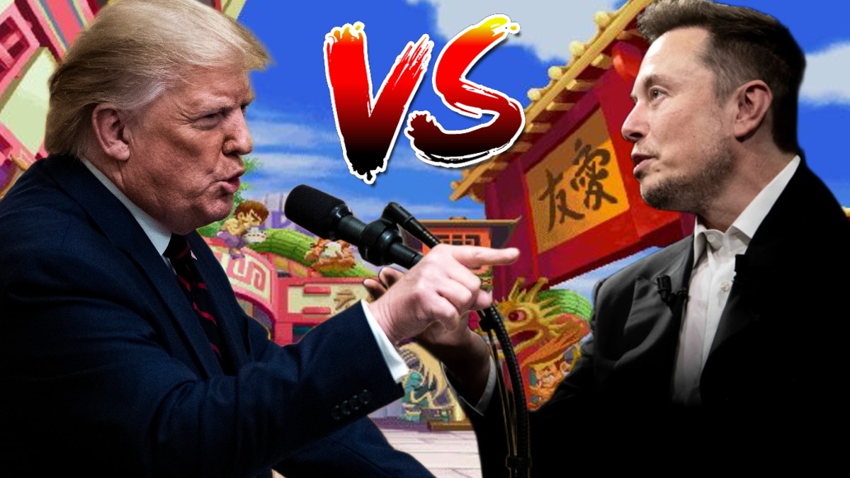 Elon Musk Donald Trump Breakup Meme Template