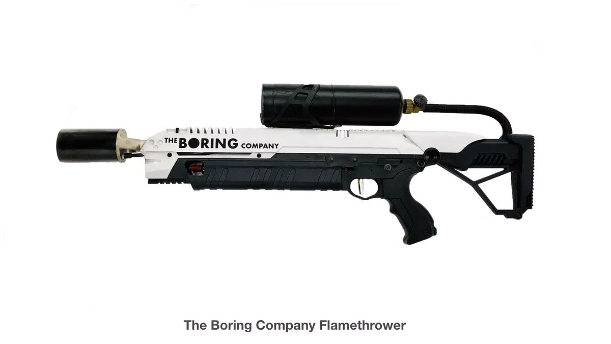 Elon Musk Flamethrower Meme Template