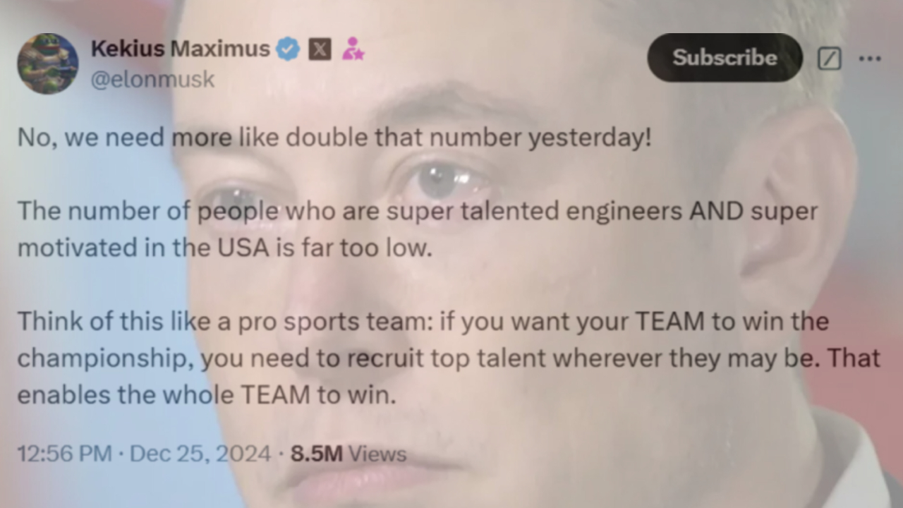 Elon Musk H-1B Visa Controversy