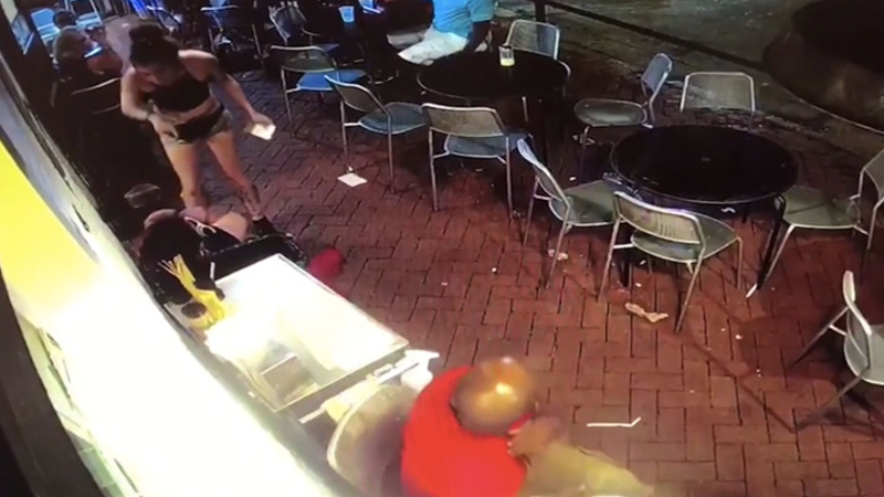 Emelia Holden Body Slamming a Groper Meme Template