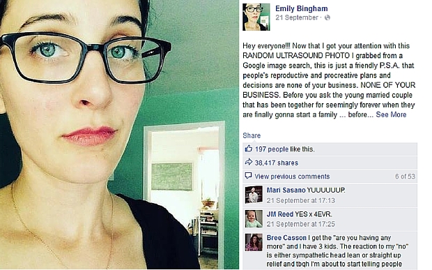 Emily Bingham's Fertility Shaming Rant
