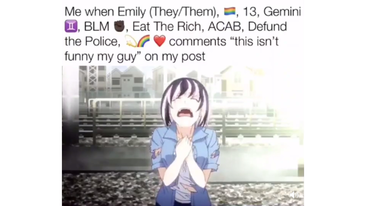 Emily BLM ACAB Is Typing