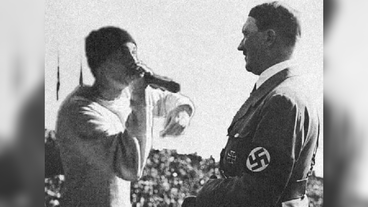 Eminem vs. Hitler Meme Template