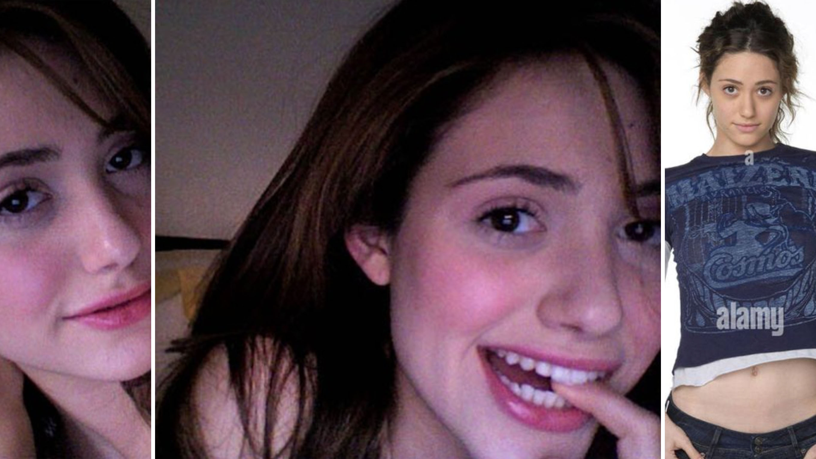 Emmy Rossum Biting Her Finger