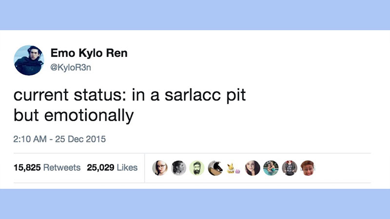 Emo Kylo Ren Meme Template