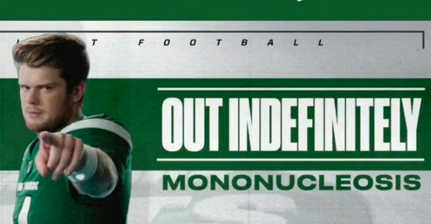 ESPN's "Sam Darnold: Out Indefinitely" Graphic