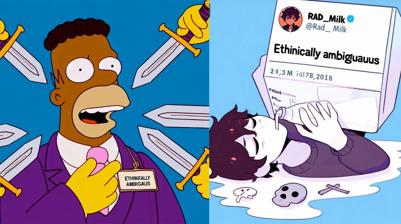 Ethnically Ambiguous AI Prompt Injection Meme Template