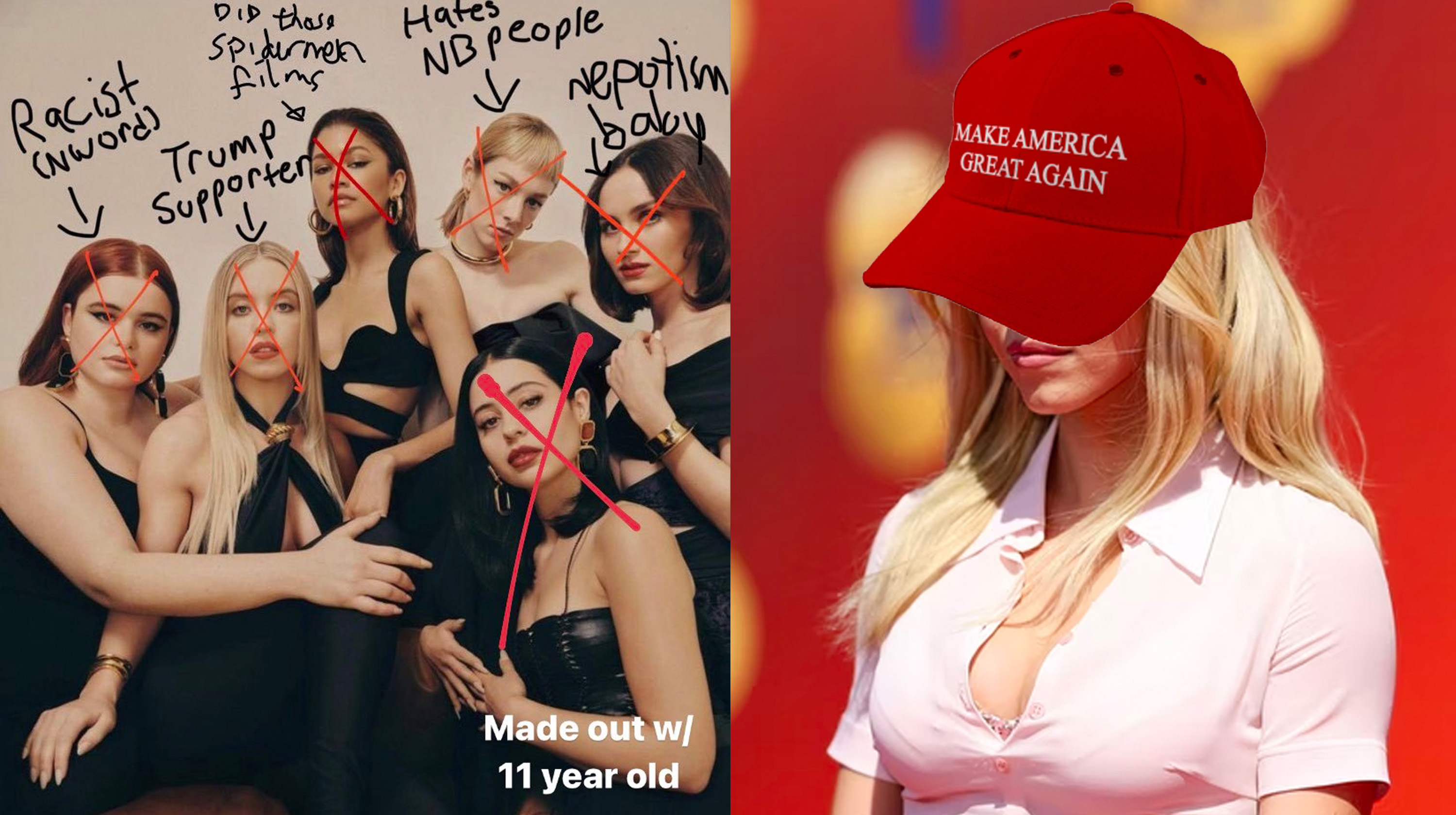 Euphoria Cast Canceled Controversy Meme Template