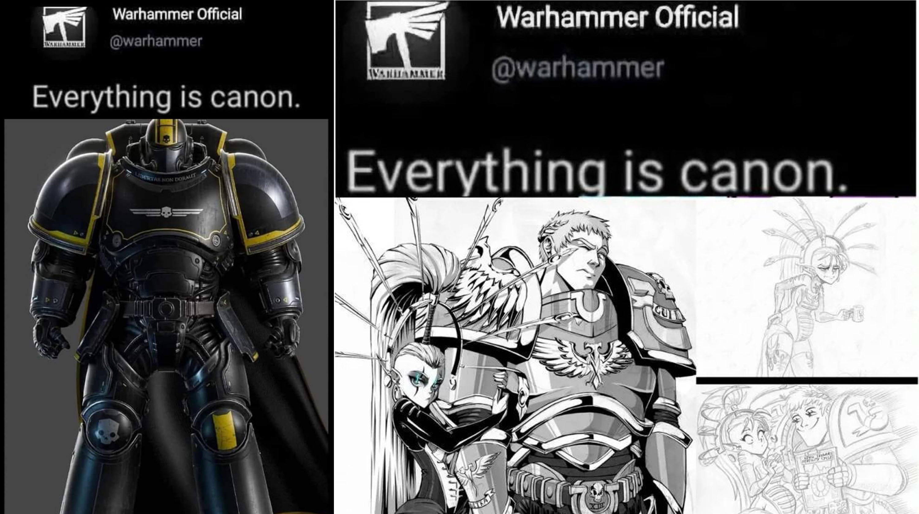 Everything Is Canon Meme Template