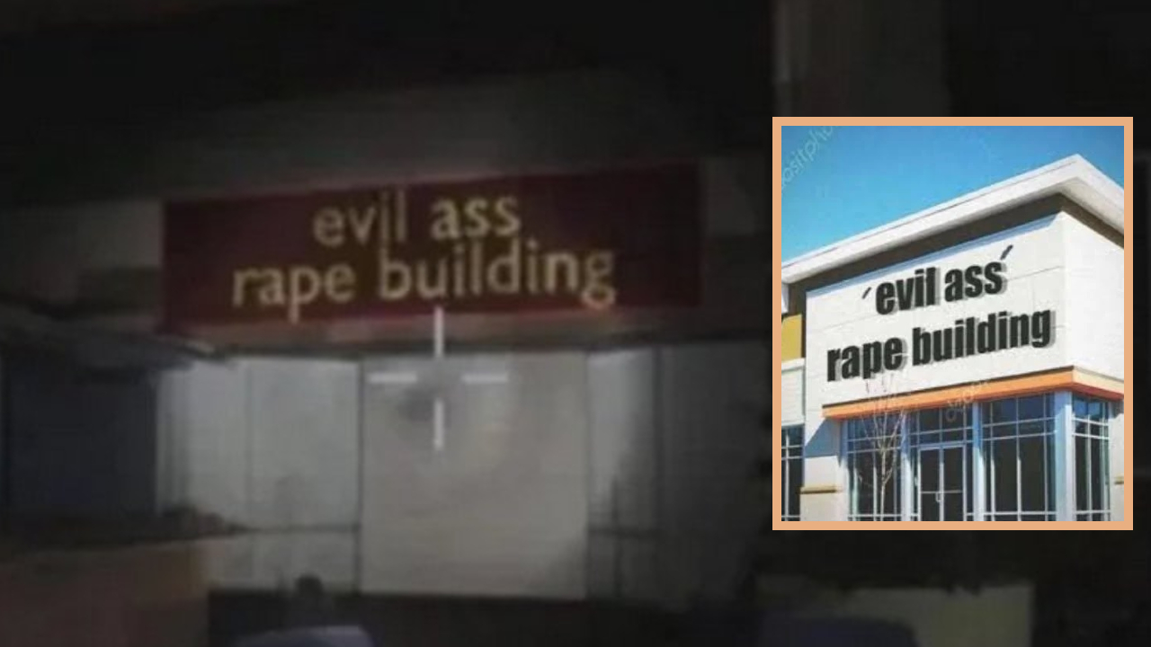 Evil Ass Rape Building Meme Template