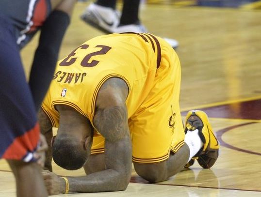 Exhausted LeBron James Meme Template