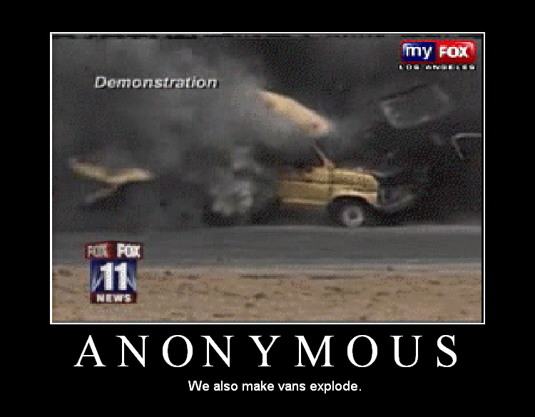 Exploding Van