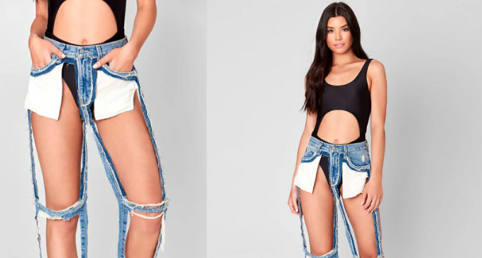 Extreme Cut Out Jeans