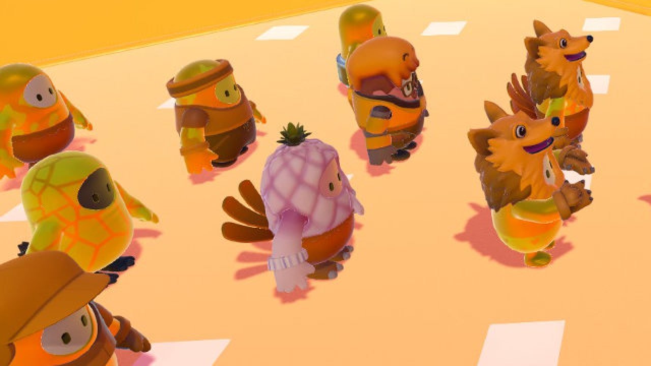 Fall Guys' Yellow Team Meme Template