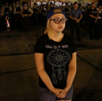Fall Out Boy Fan Protecting Ferguson Police Meme Template