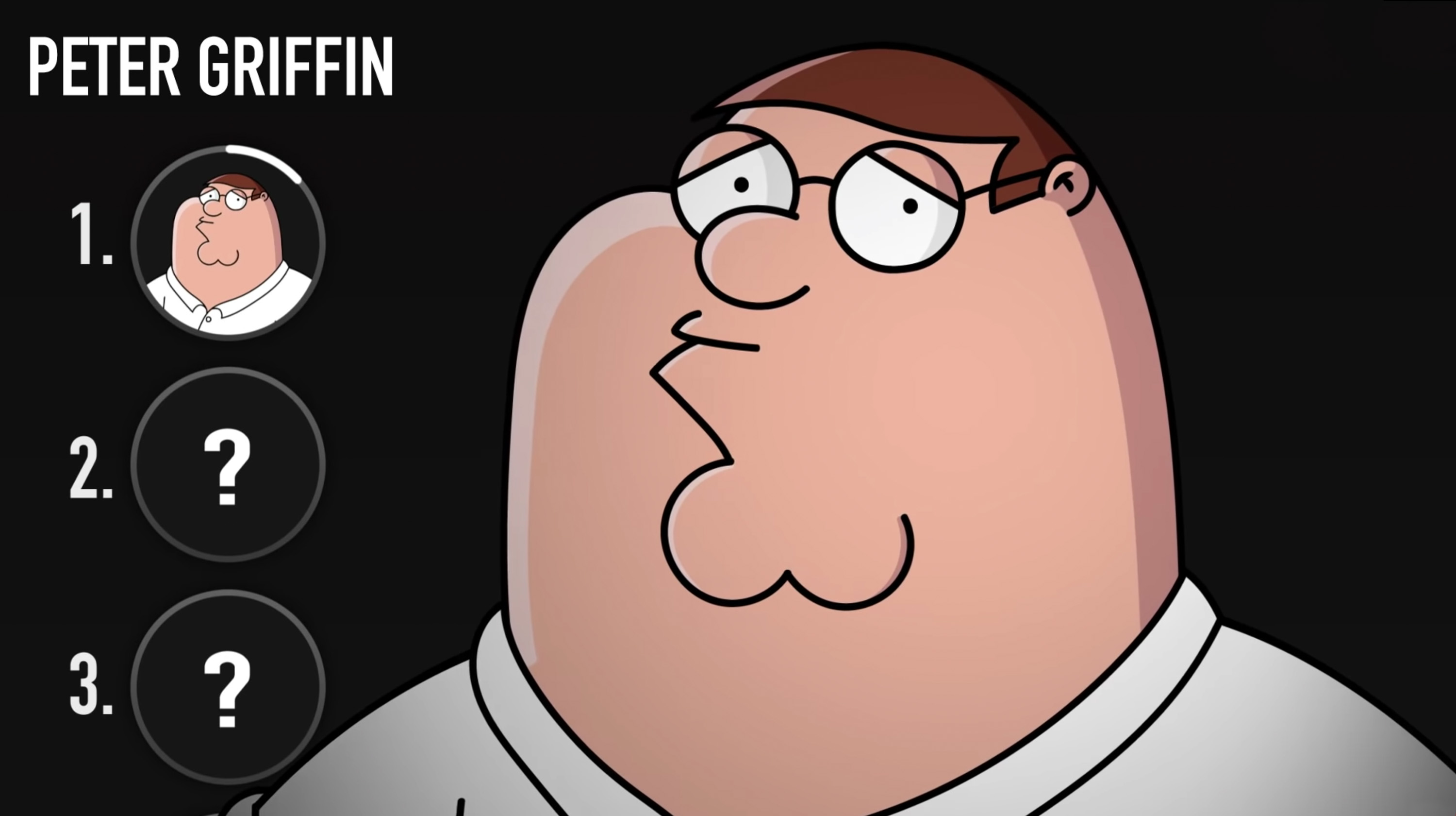 Family Guy Singing Maroon 5's "Memories"