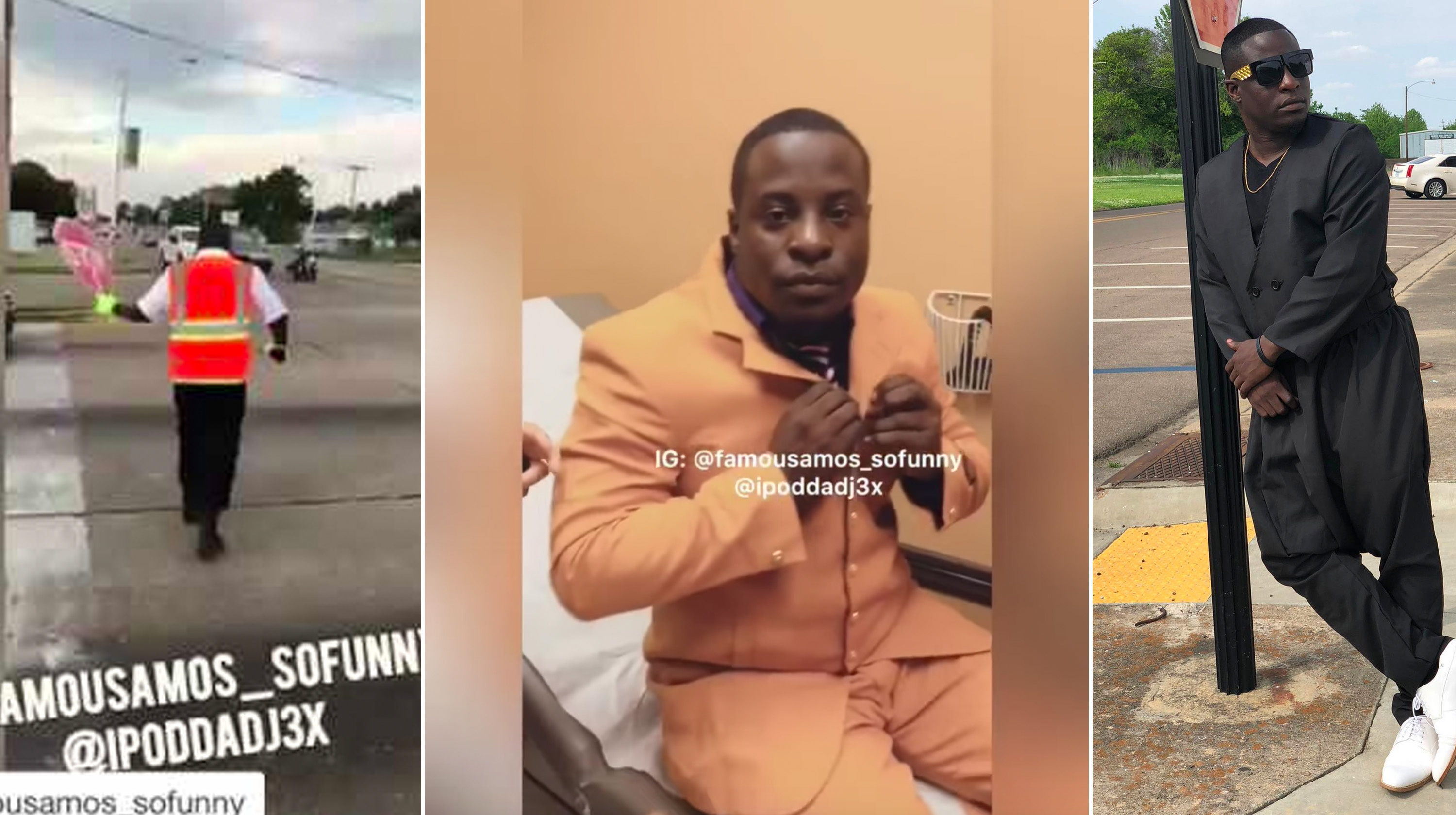 Famous Amos / Black Man In An Orange Suit