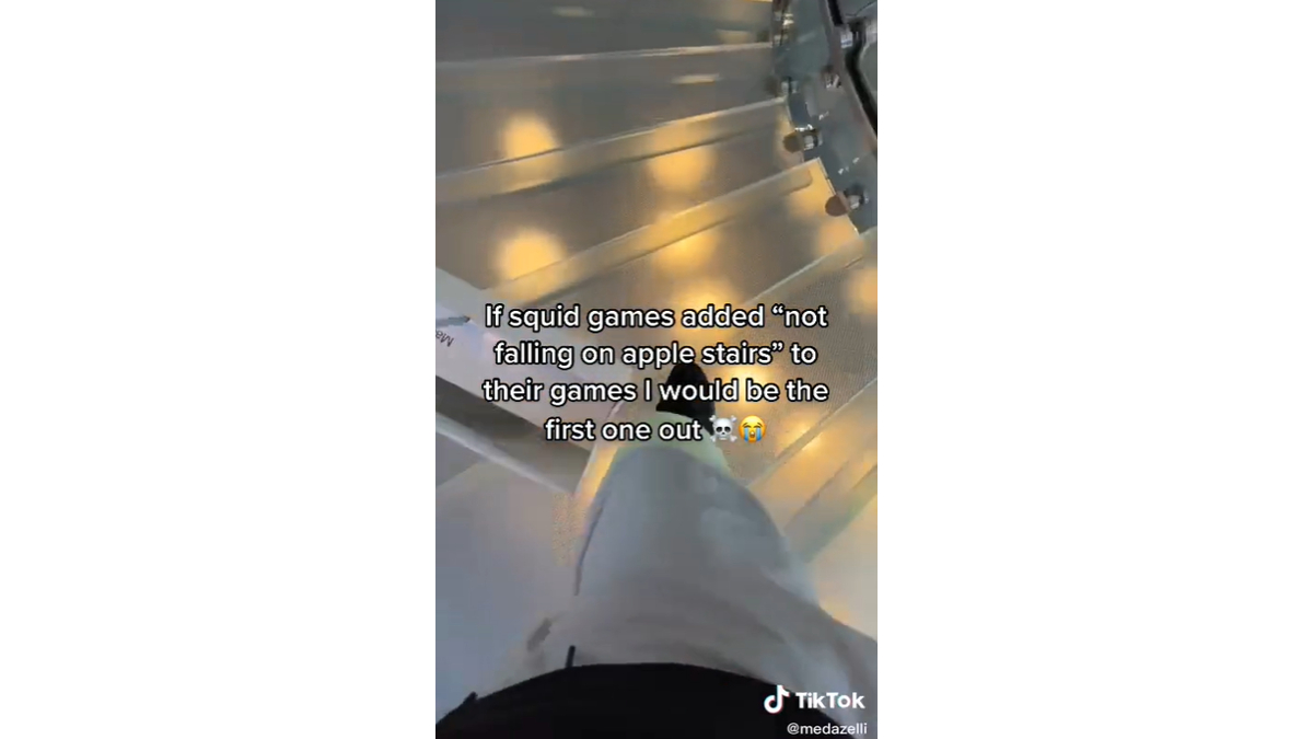 Fell Down The Apple Stairs Meme Template