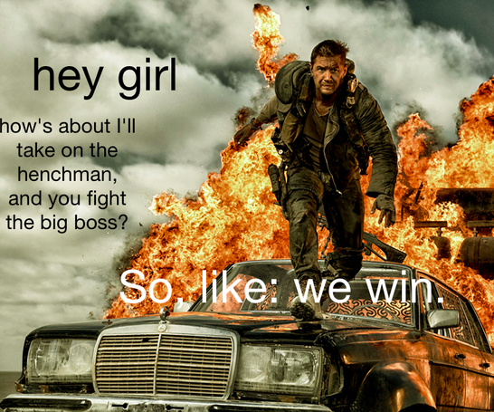 Feminist Mad Max Meme Template