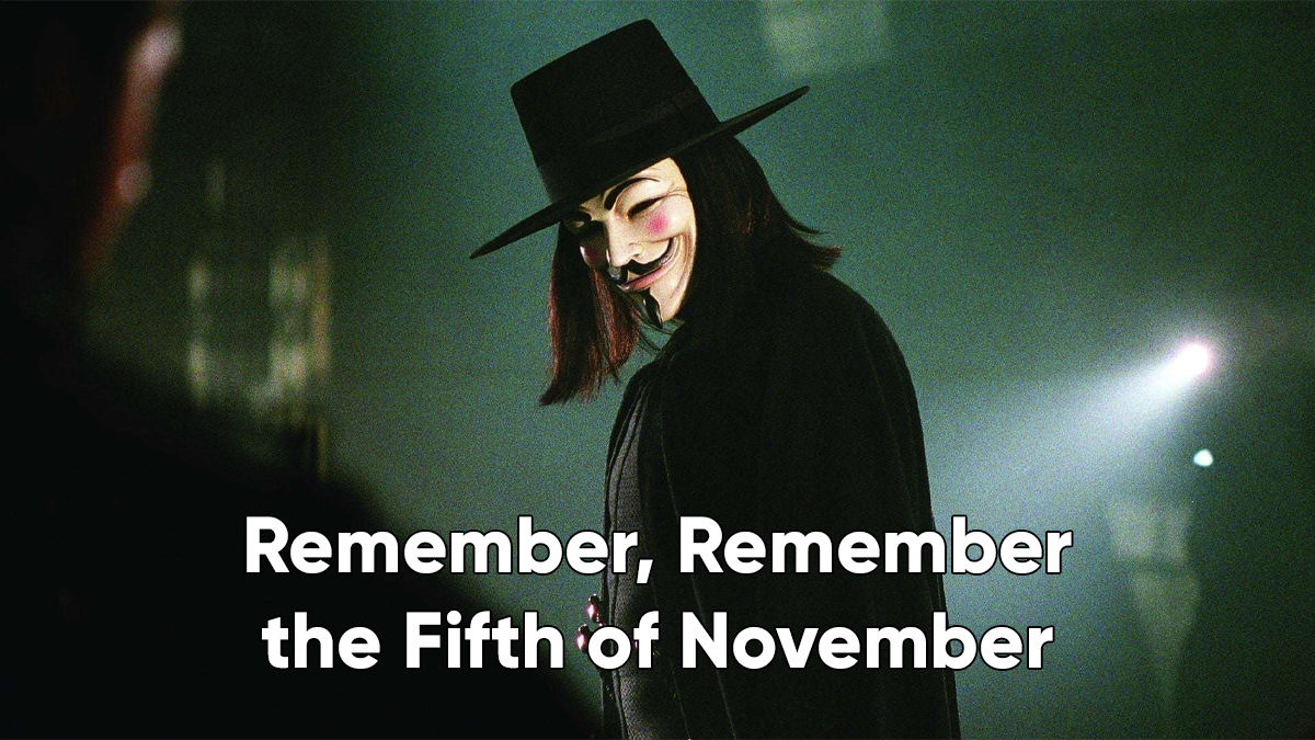 Fifth of November Meme Template