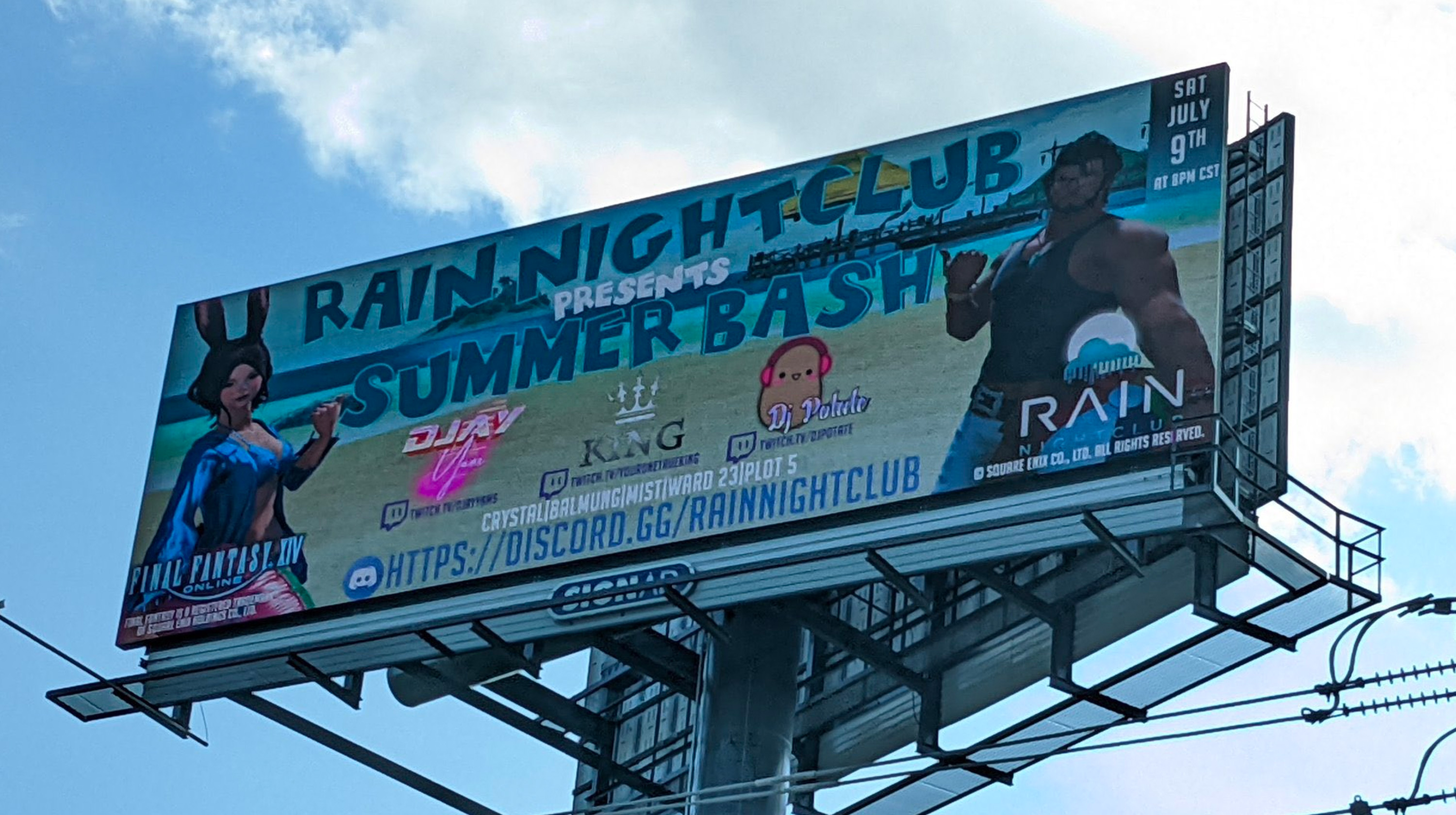 Final Fantasy XIV Billboard Meme Template