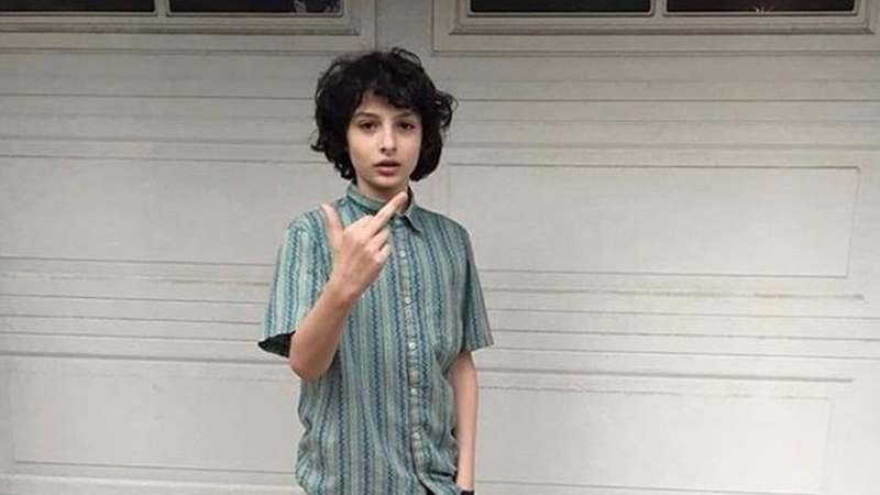 Finn Wolfhard Middle Finger Reaction