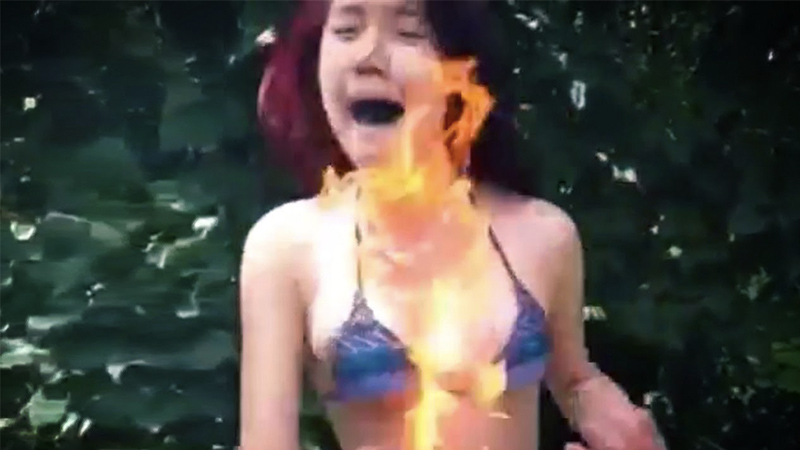 Fire Challenge Meme Template