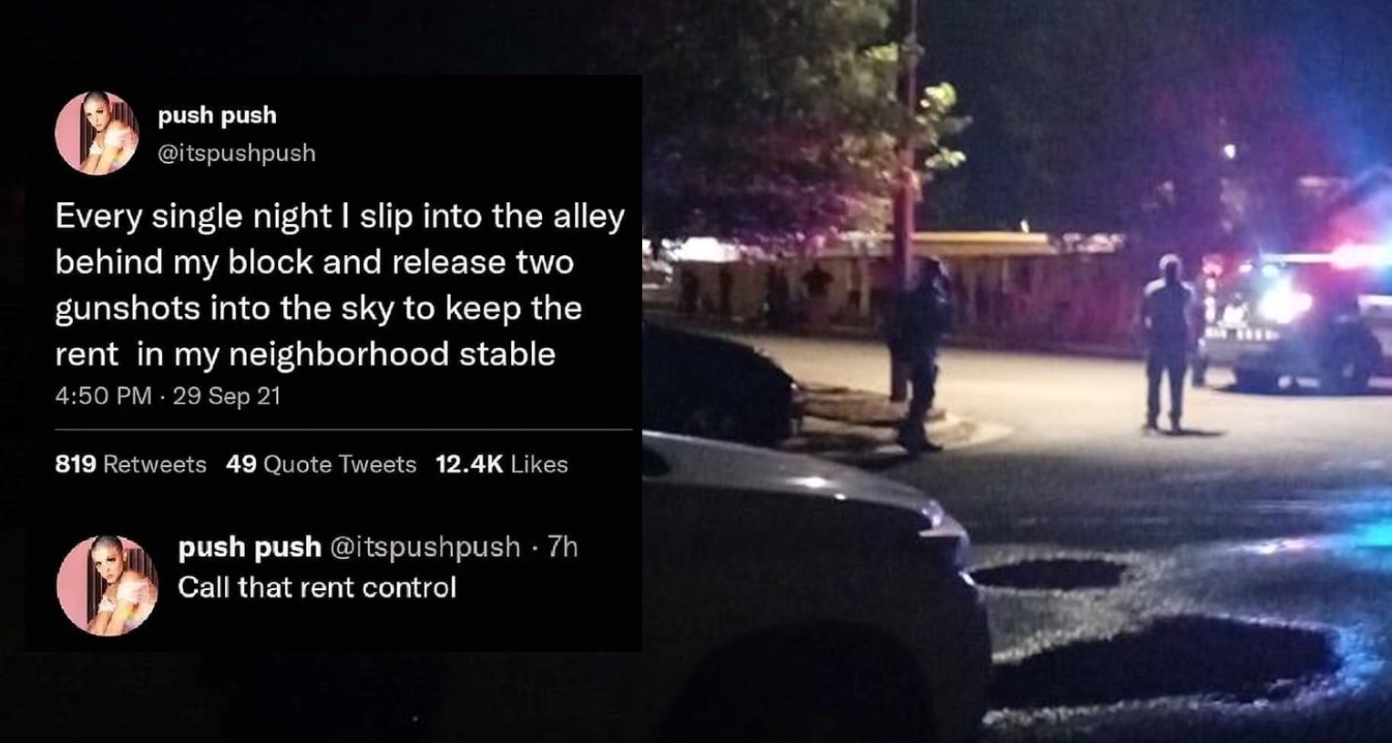 Firing Gunshots To Keep Rent Down