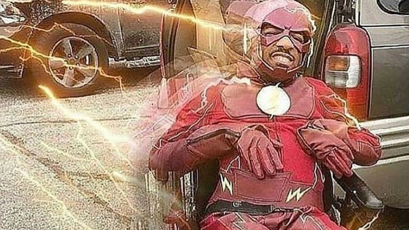 Flash in a Wheelchair
