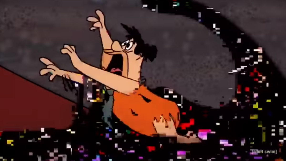 Fred Flintstone Dies Meme Template