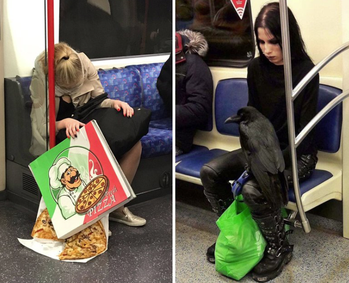 Fresh Pizza Girl Meets Raven Girl Meme Template