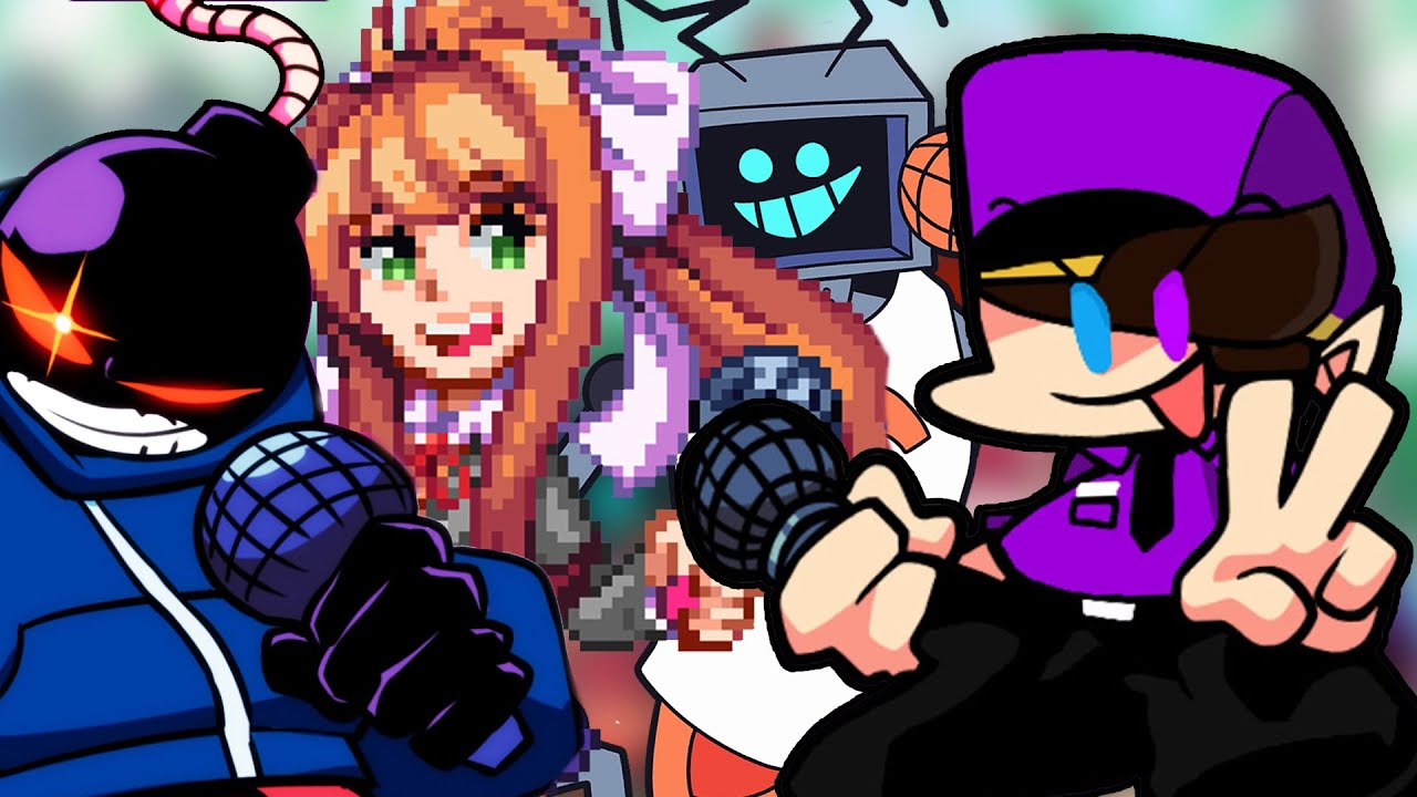 Friday Night Funkin' Mods Meme Template