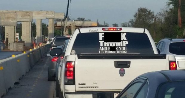 "Fuck Trump" Truck Decal Meme Template
