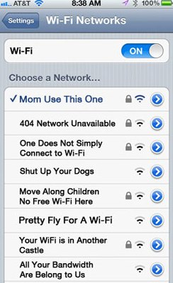 Funny WiFi Names