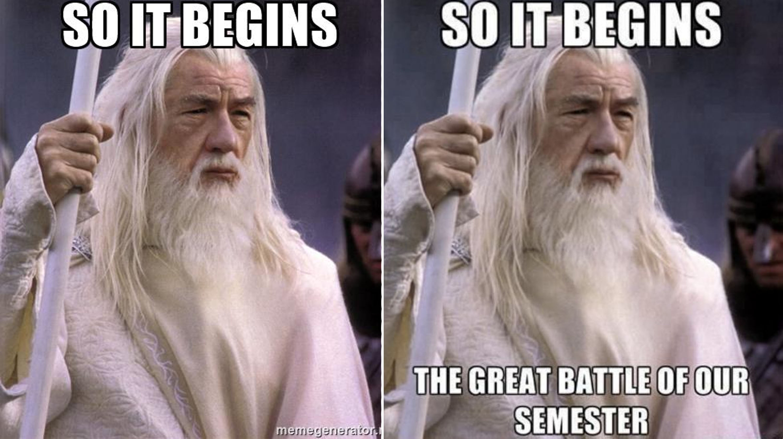 Gandalf's "So It Begins"