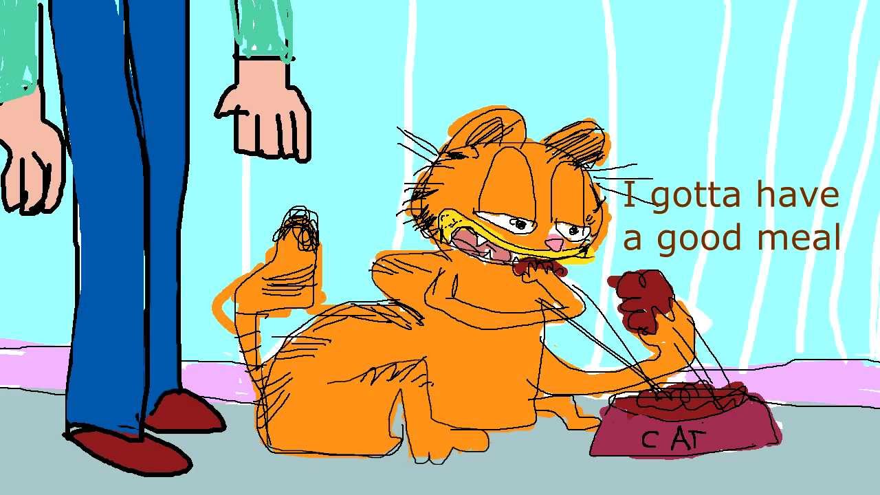 Garfielf Meme Template