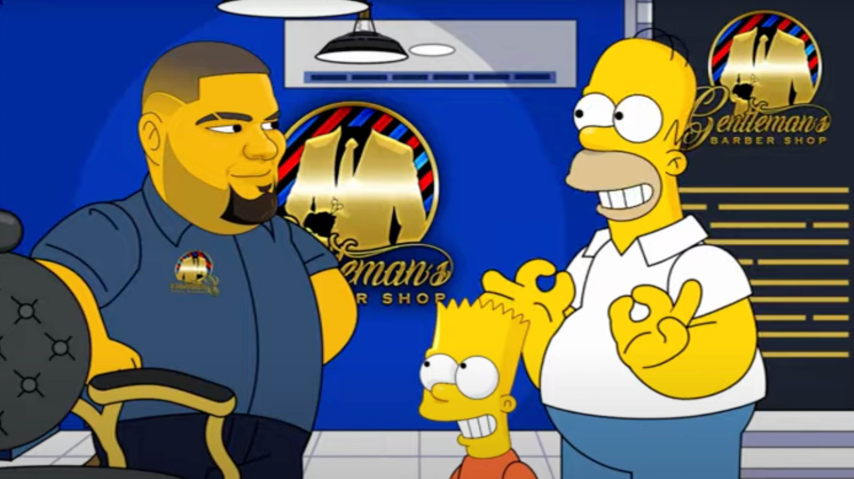 Gentleman's Barber Shop / Homero Pompadour Meme Template