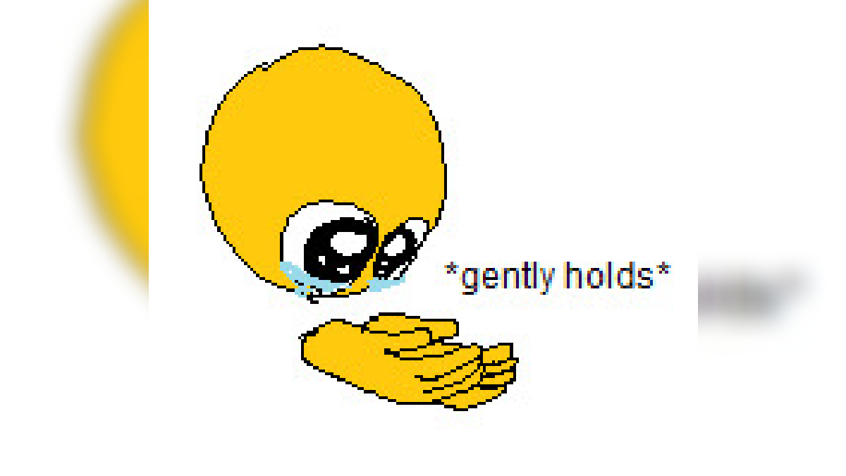 Gently Holds Meme Template