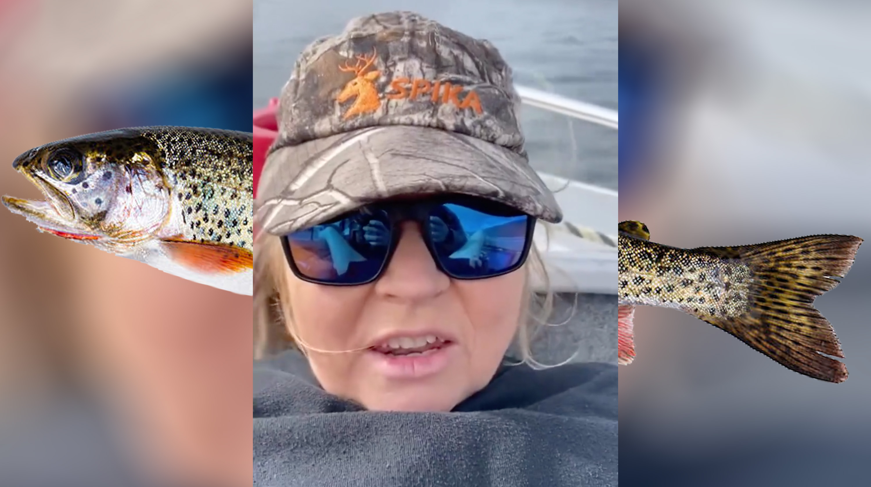 Girl With Trout Video / Using A Trout For Clout Meme Template