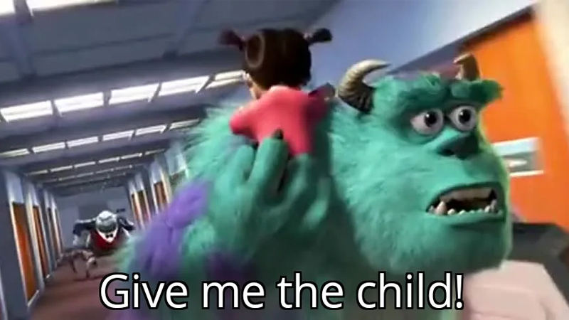 Give Me the Child Meme Template