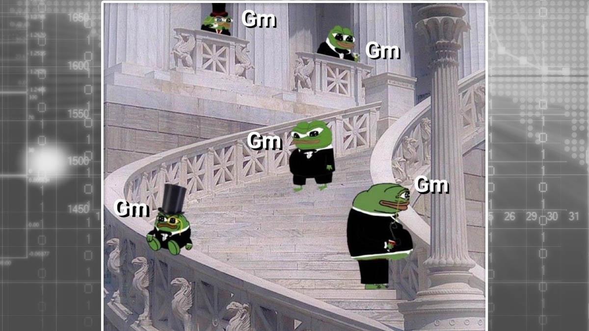 GM / Good Morning Meme Template