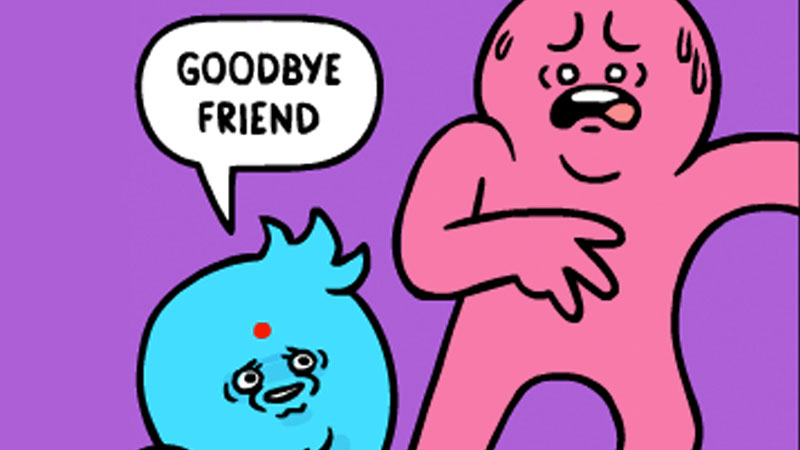 Goodbye Friend Meme Template