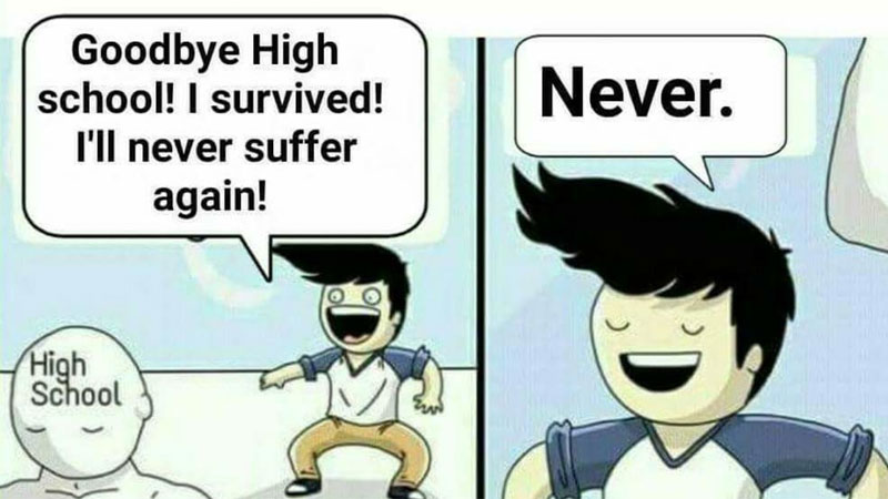 Goodbye High School! Meme Template
