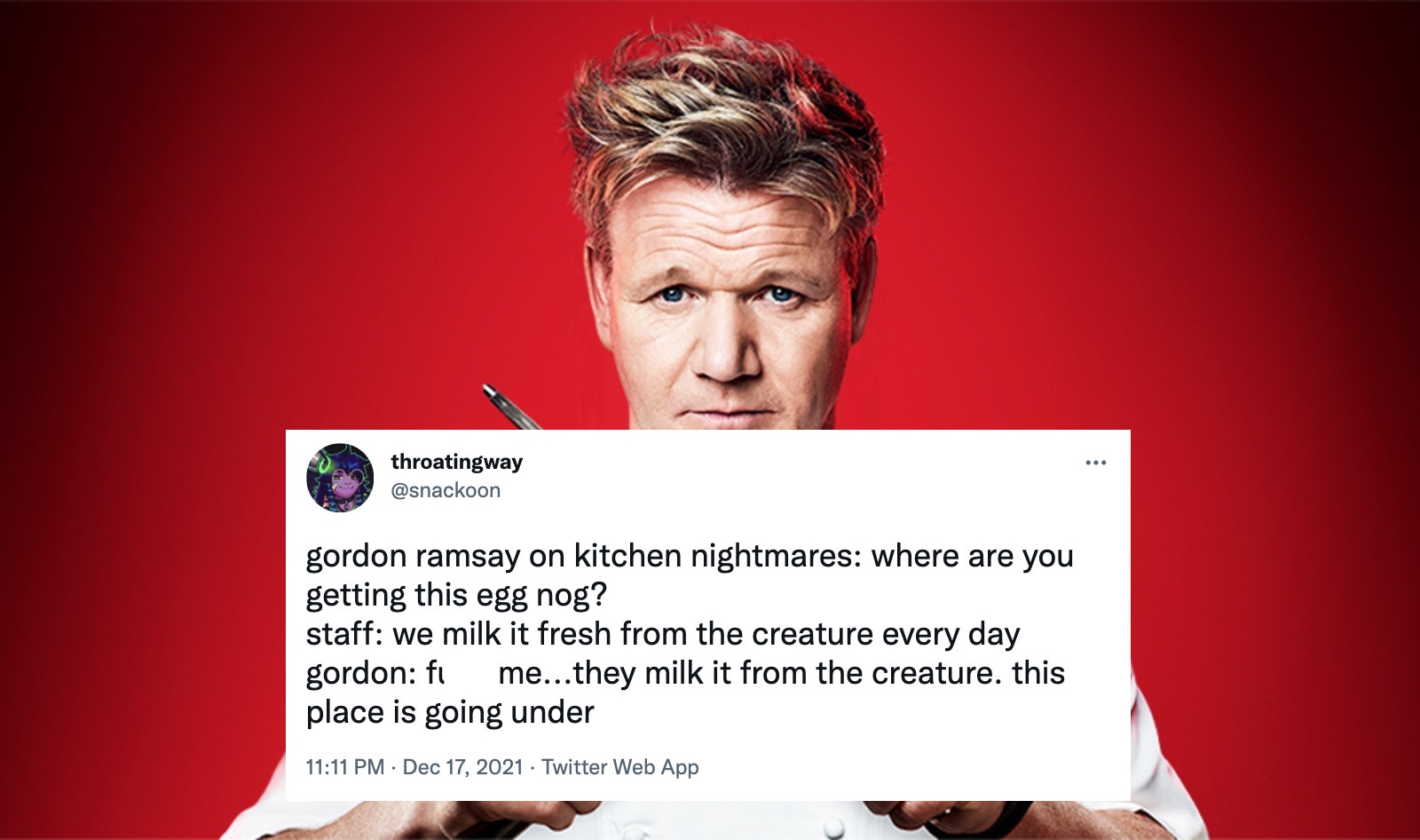 Gordon Ramsay Parody Tweets