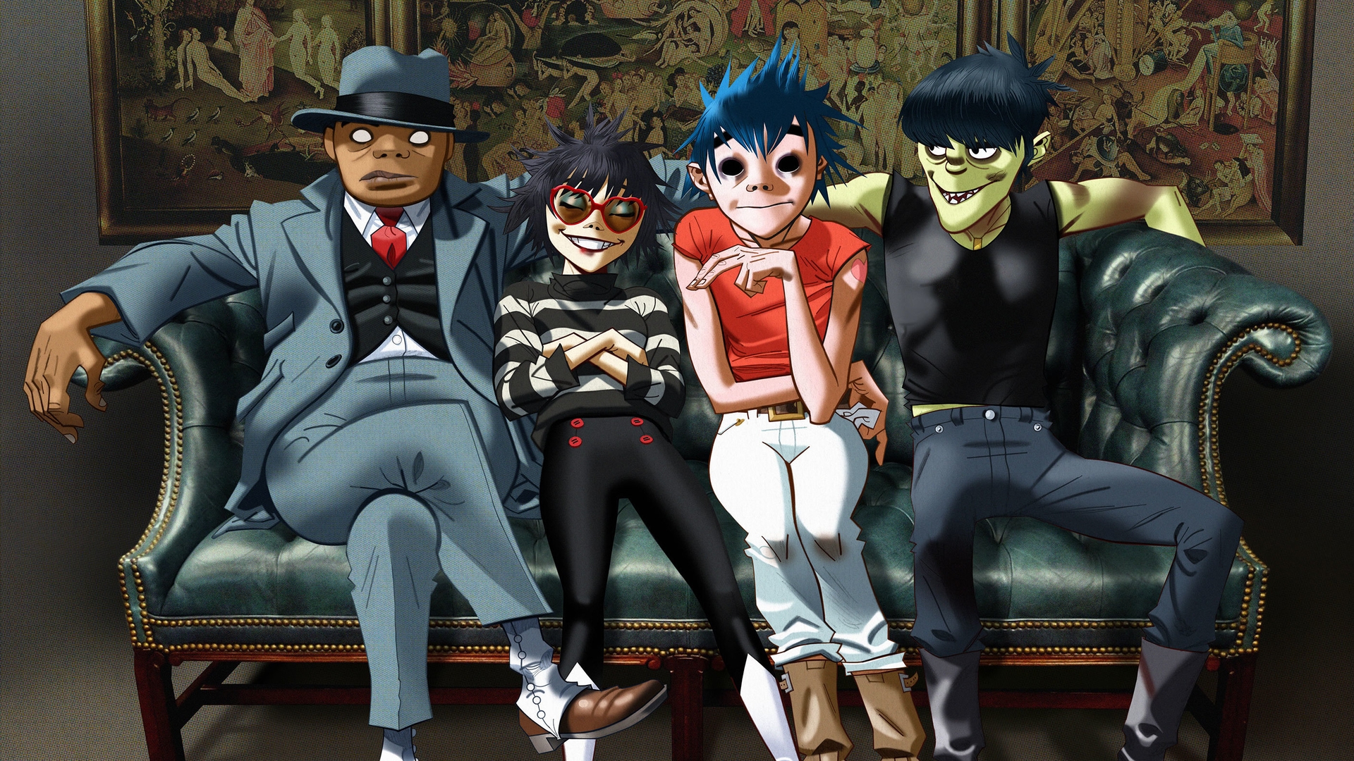 Gorillaz Meme Template