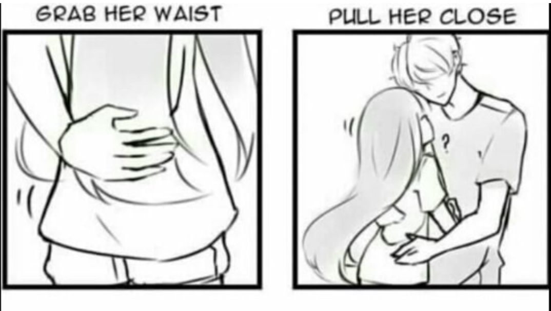 Grab Her Waist Meme Template