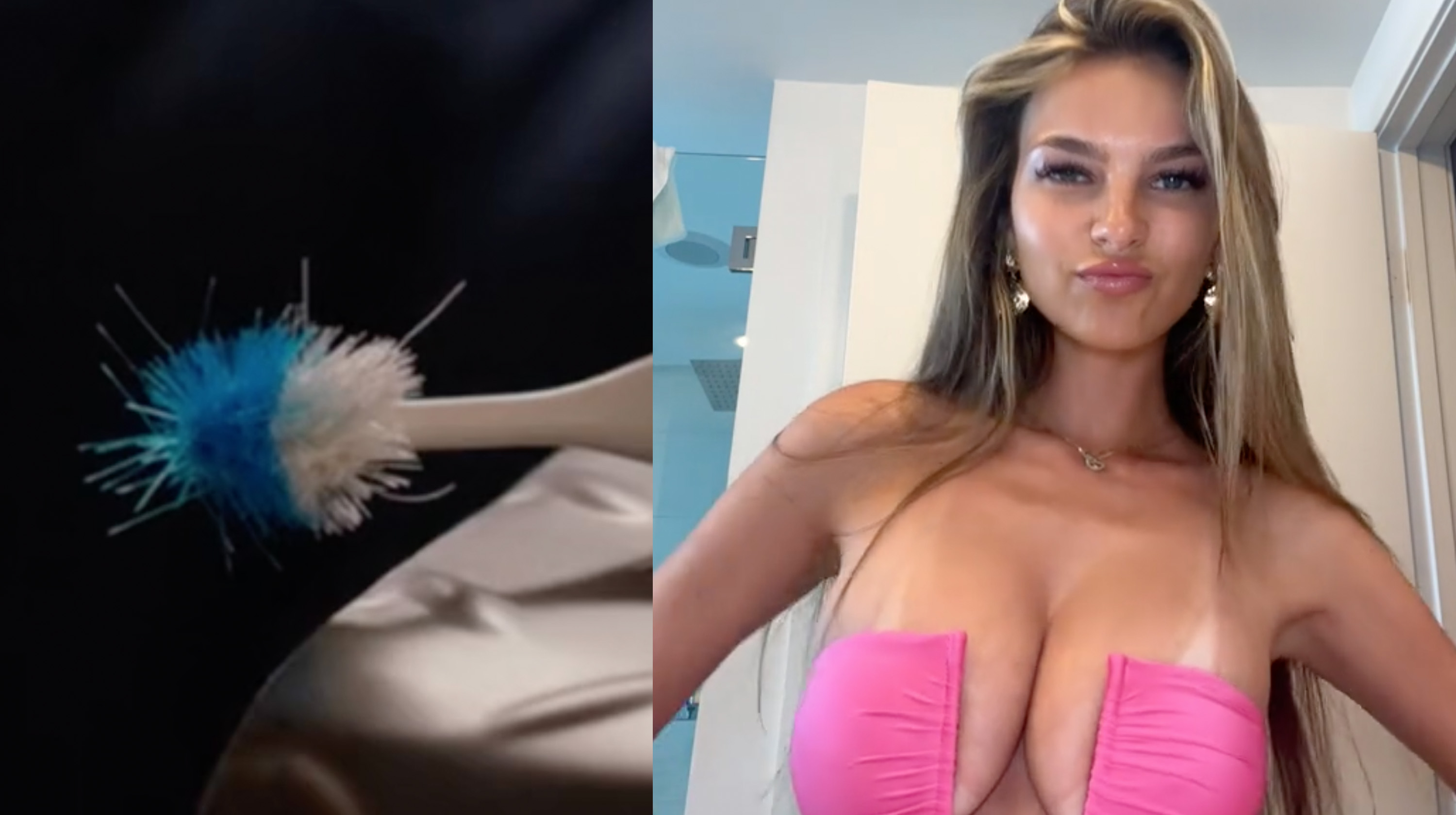 Grace Boor Toothbrush Video Meme Template