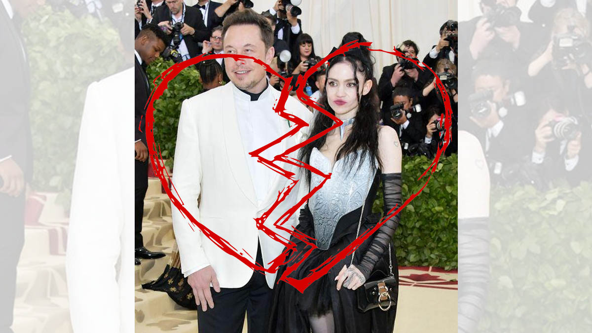 Grimes and Elon Musk Breakup Meme Template